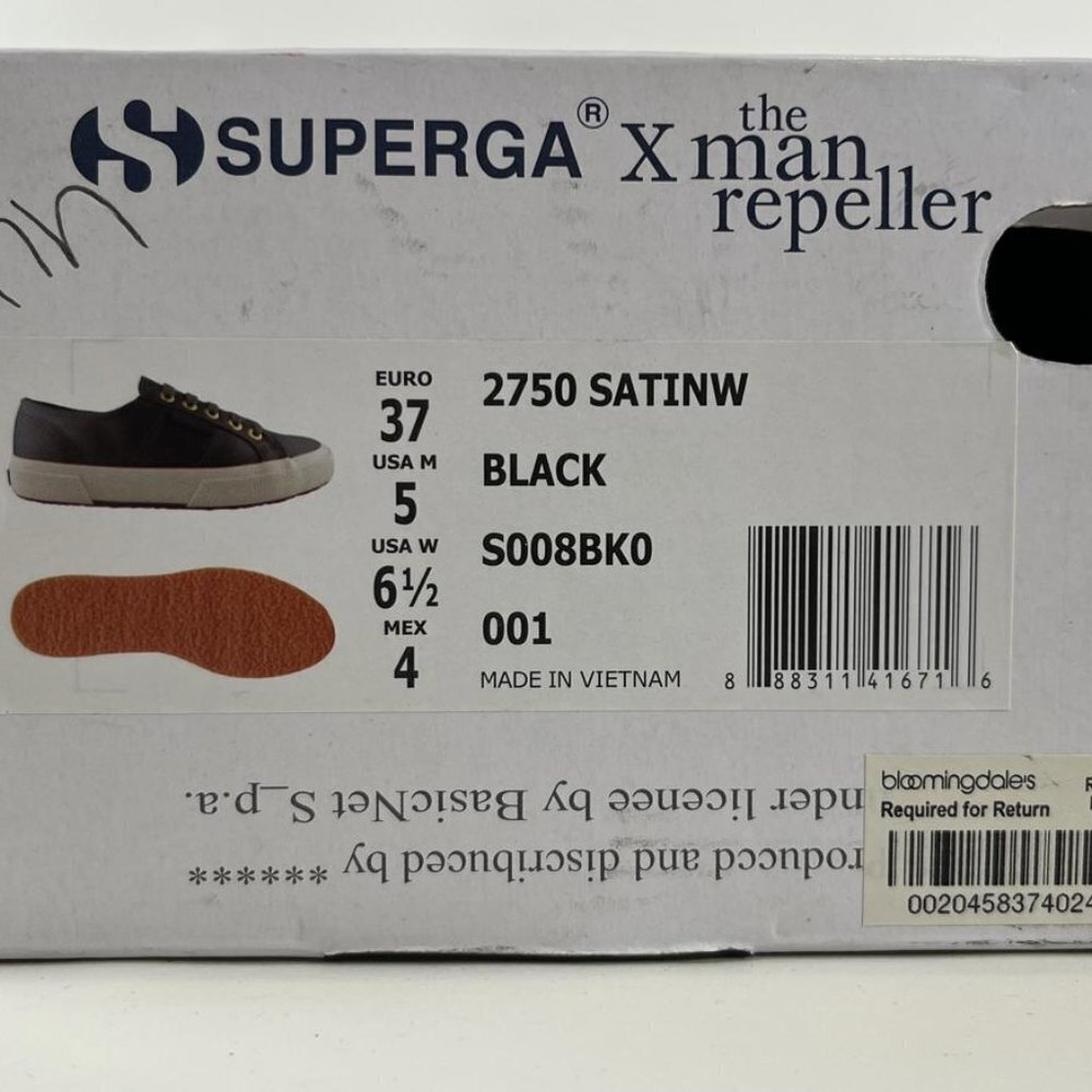 SUPERGA X THE MAN REPELLER COLLAB SATIN SHOES 6.5 - Picture 5 of 5